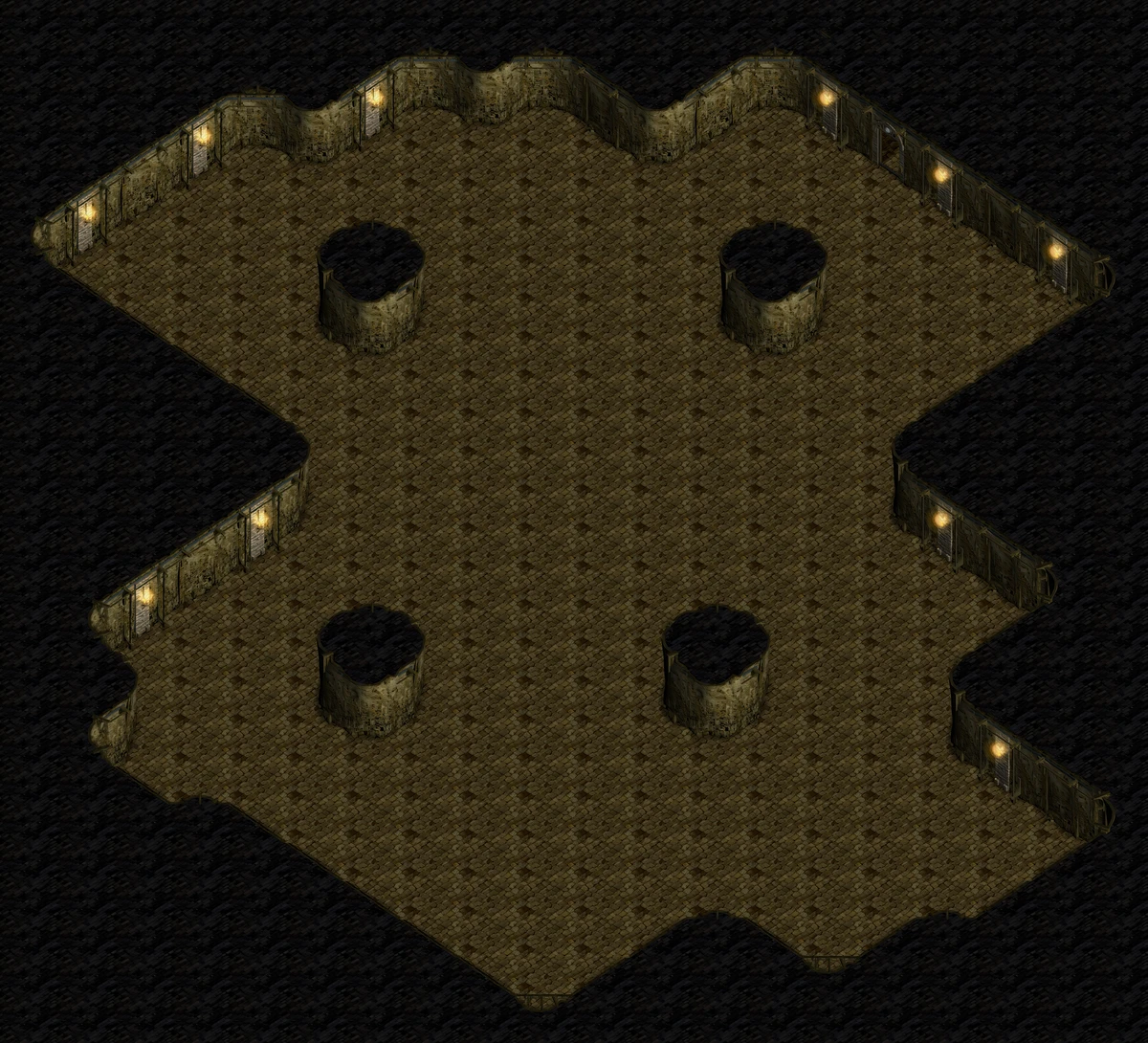 Barracks Level 2 map overview
