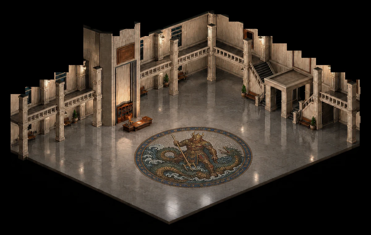 Babylon City Hall map overview