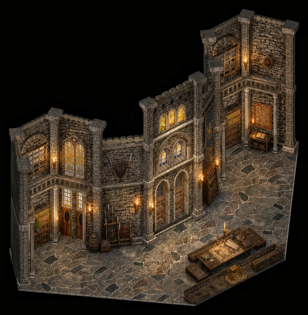 Command Hall map overview