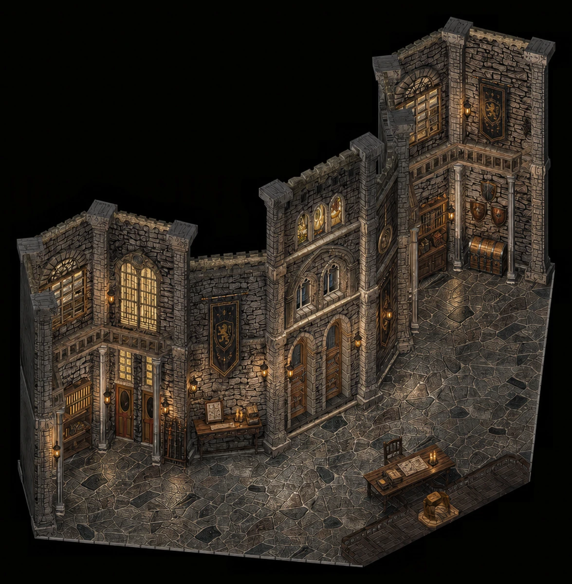 Command Hall map overview