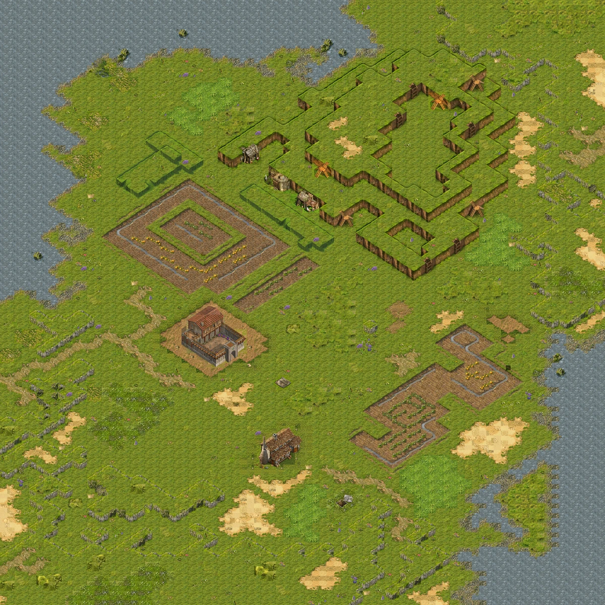 Uruk Farm map overview
