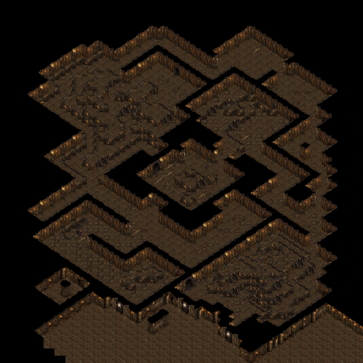 Uruk Dungeon map overview