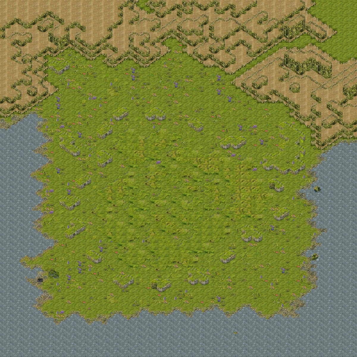 Gardens of Uruk map overview