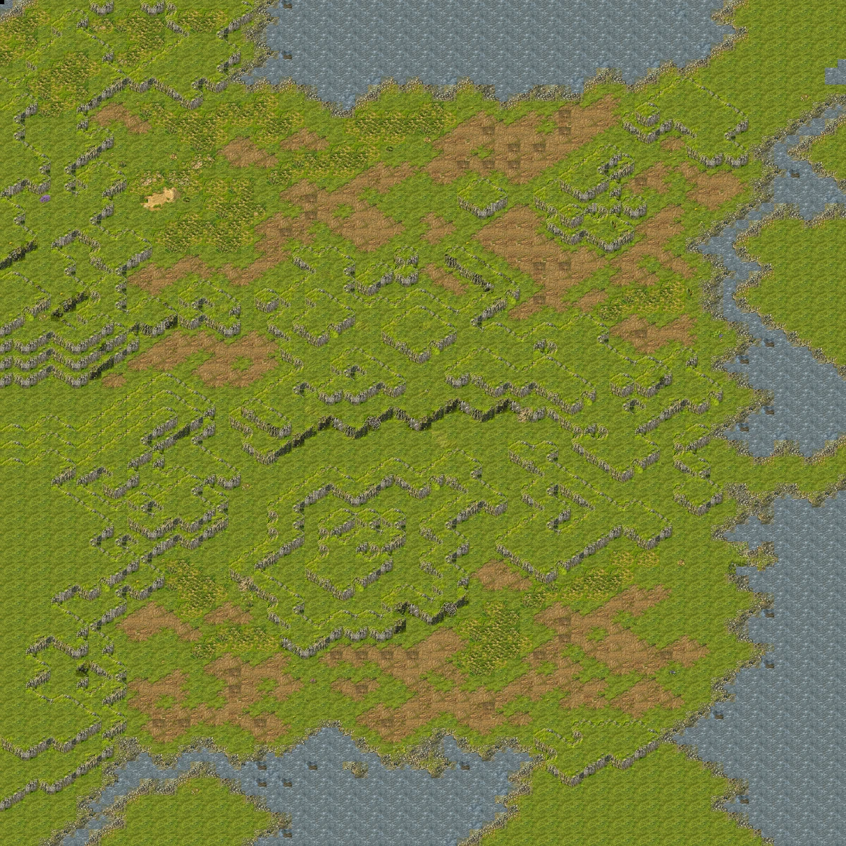 Silent Wood map overview