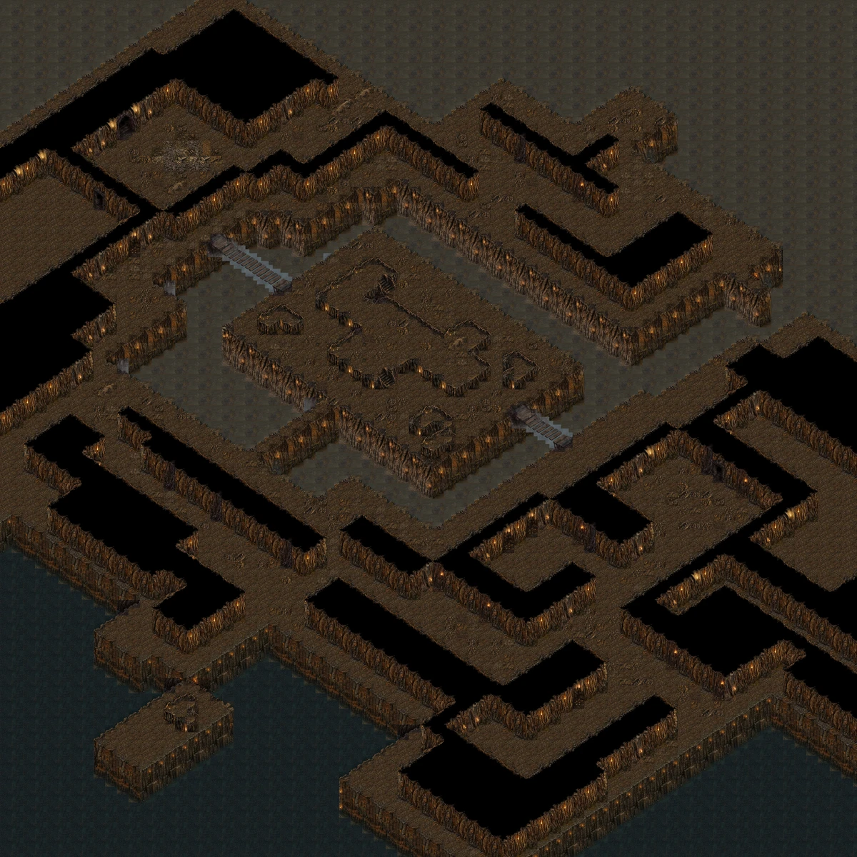 Middleland Dungeon map overview