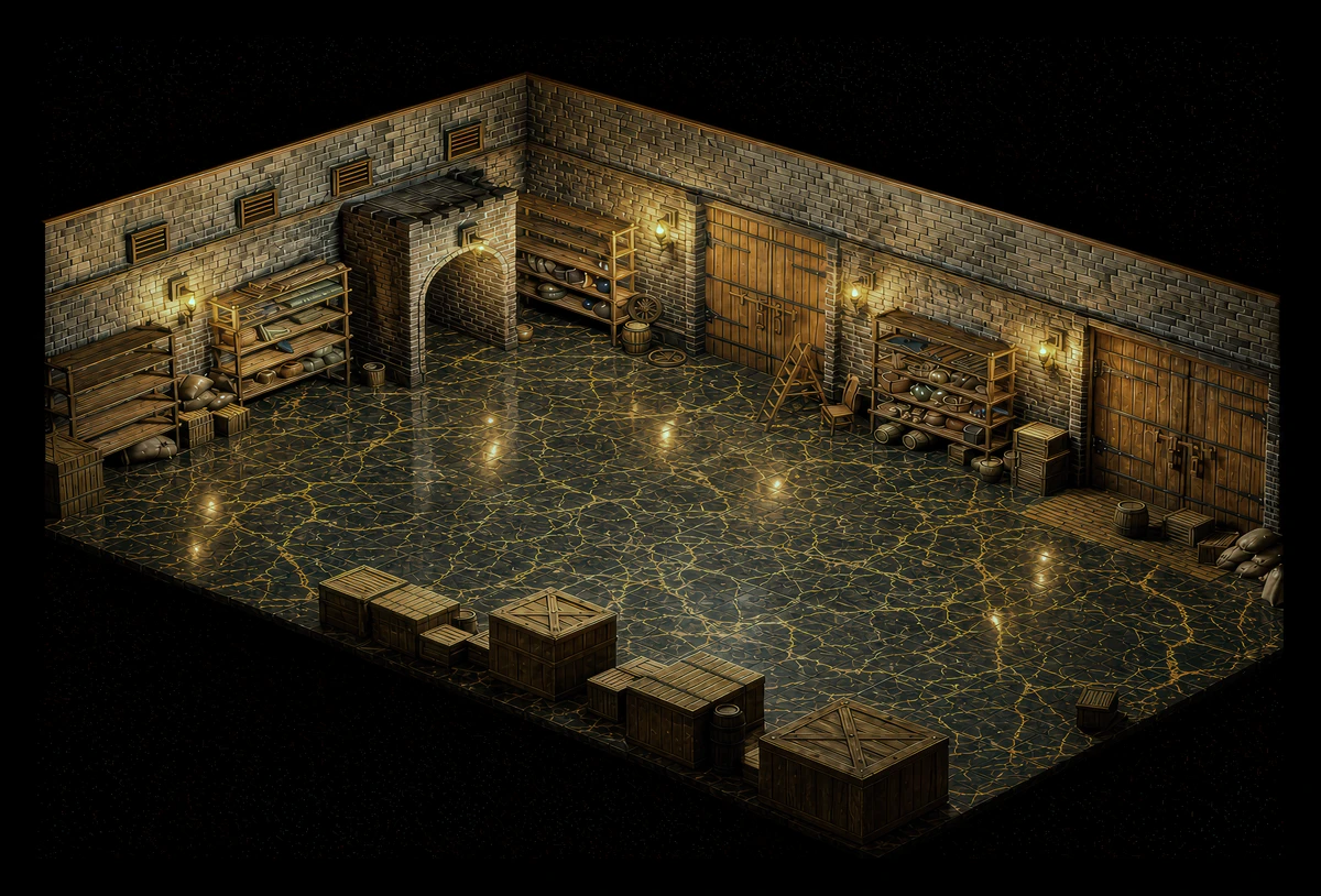 Babylon Warehouse map overview