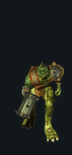 Giant-Lizard attack animation
