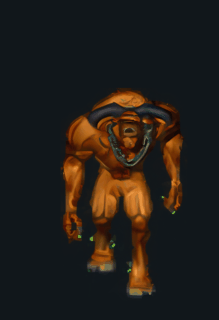 Minotaurs attack animation