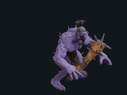 Orge attack animation