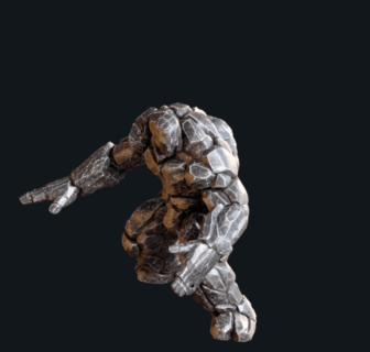 Stone-Golem attack animation