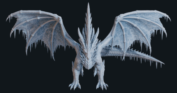 Wyvern attack animation